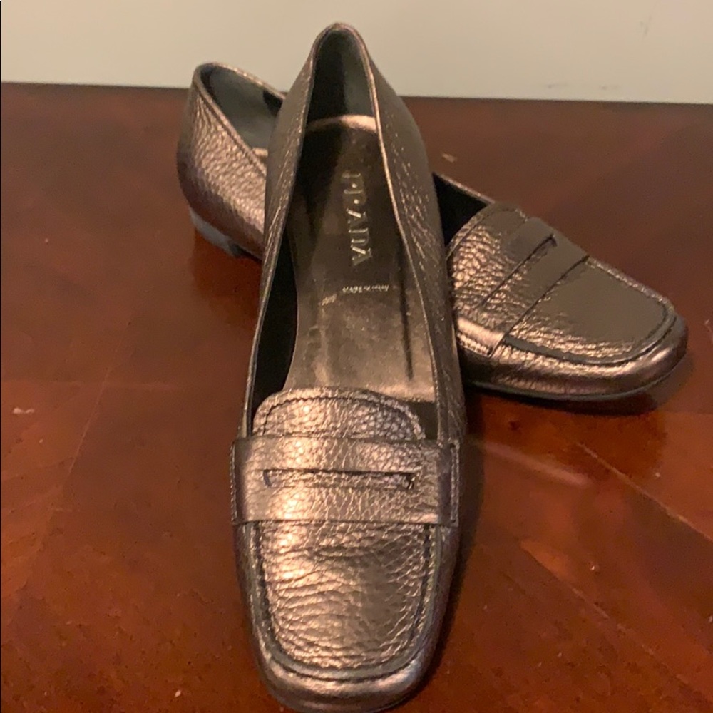 Leather loafers